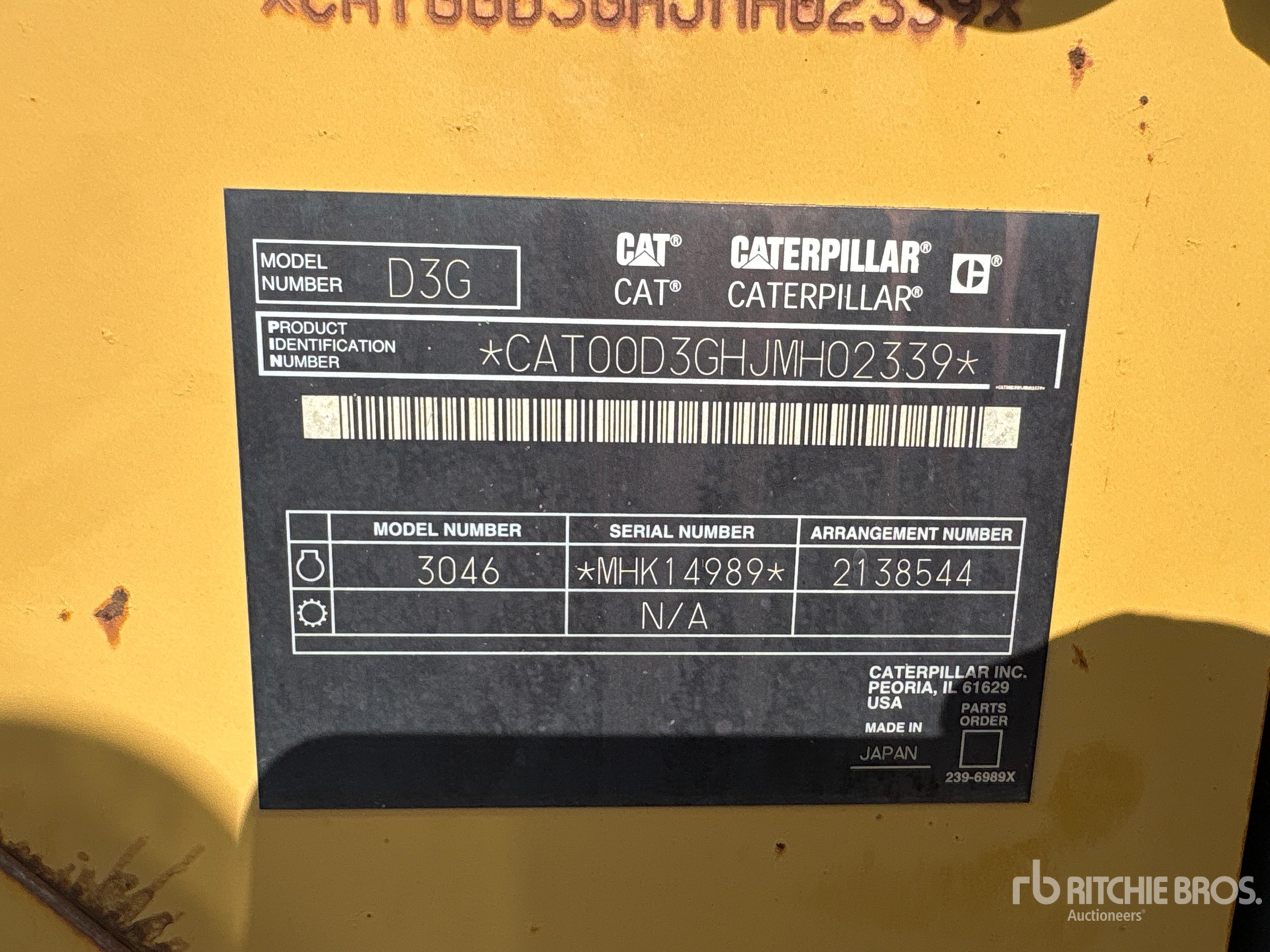 2006 Caterpillar D3G XL
