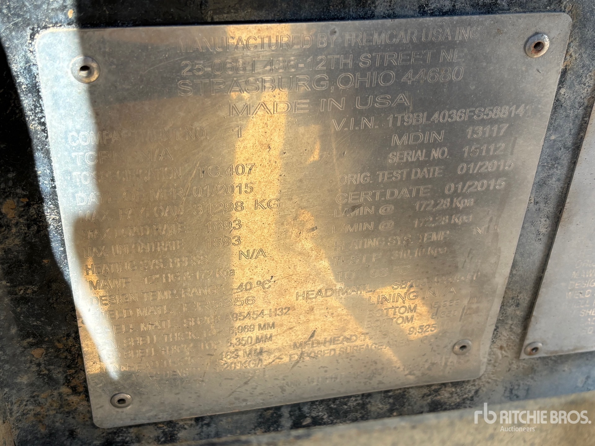 2015 Tremcar 28370 L Super B-Train Lead
