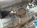 Drivetrain with Rear Axle Oscillating Pin
