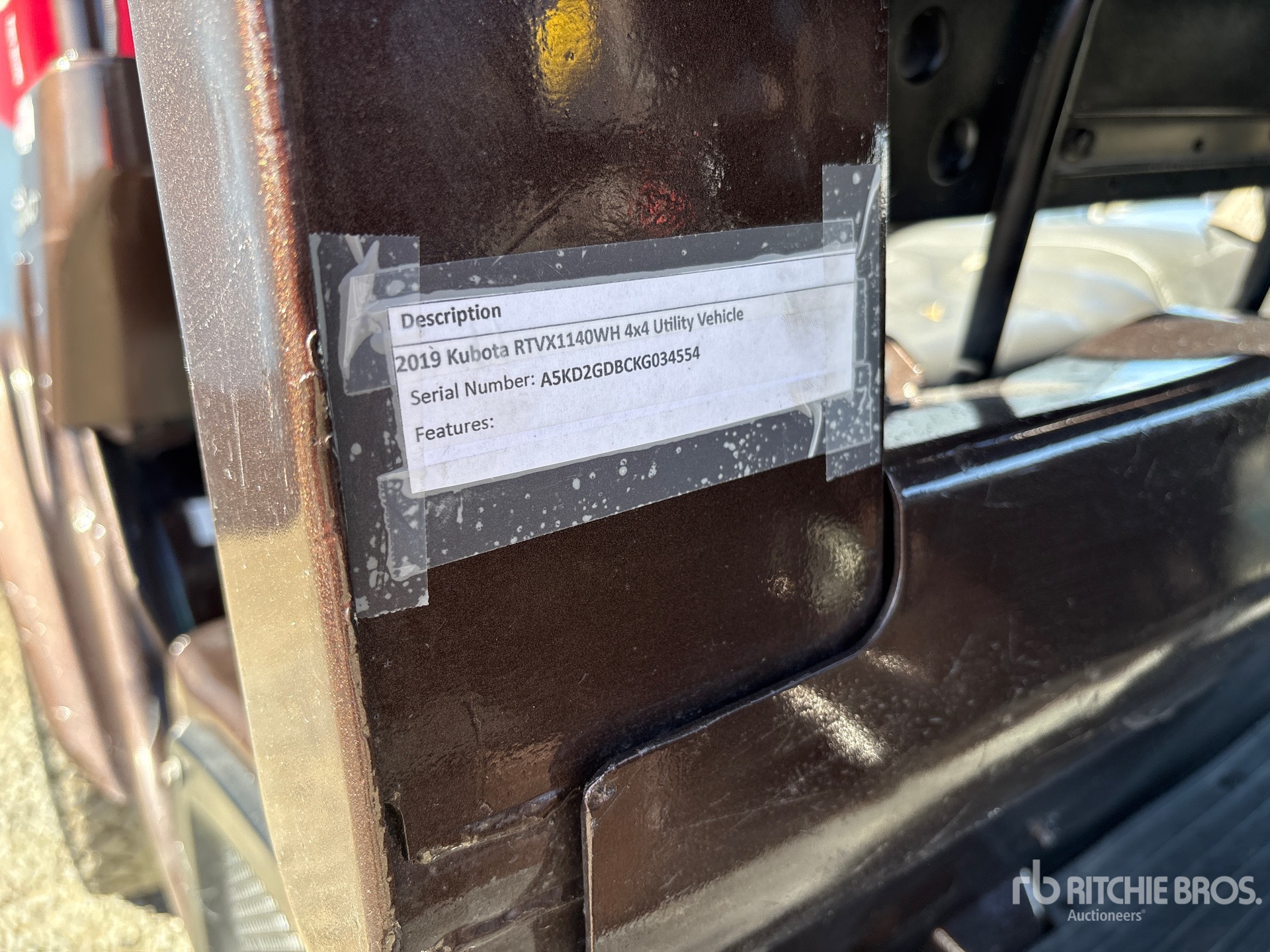 2019 Kubota RTVX1140