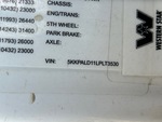 General Appearance with Frame Stamp Serial Number/VIN Photo