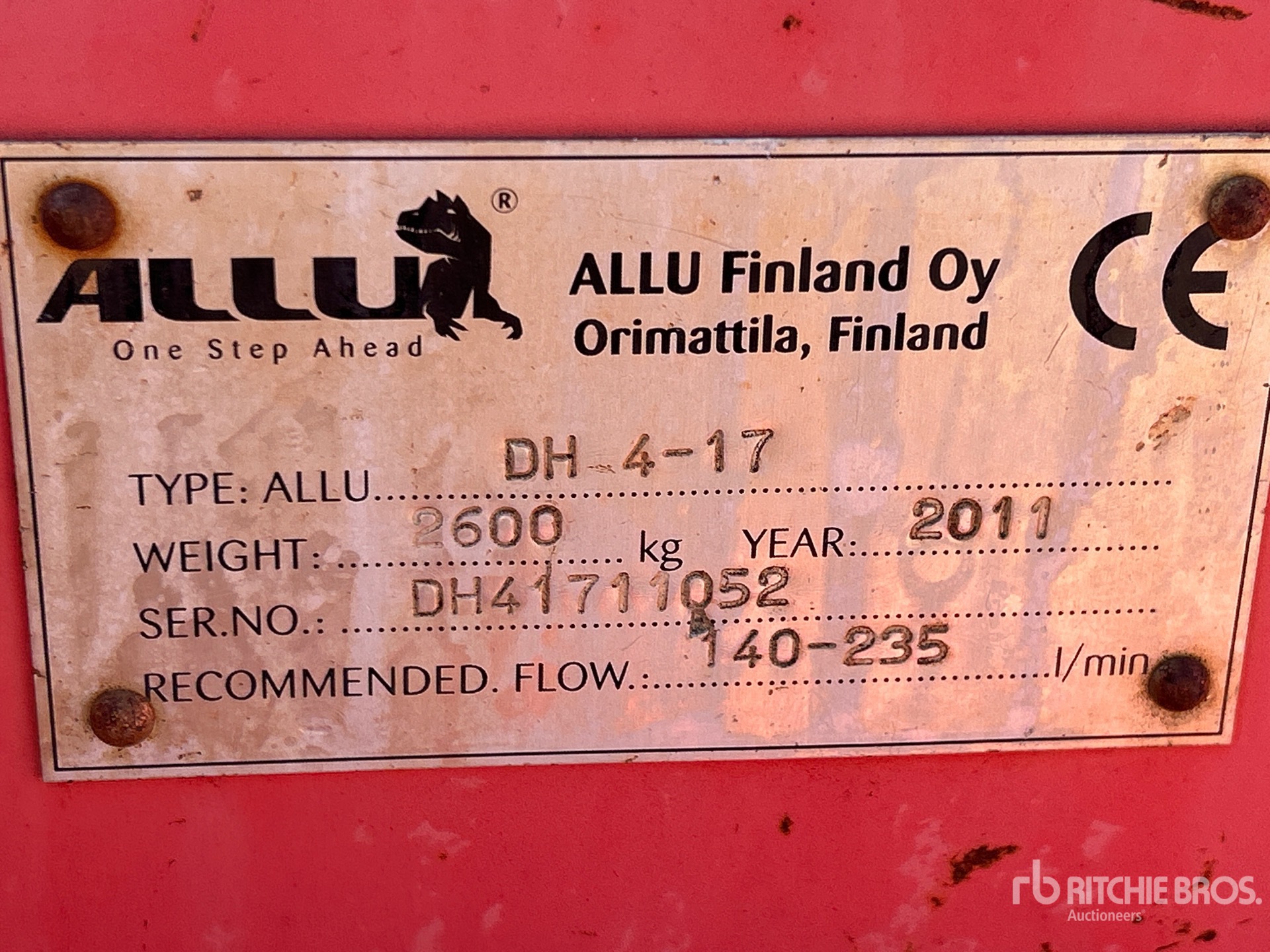 2011 Allu DH 3-17