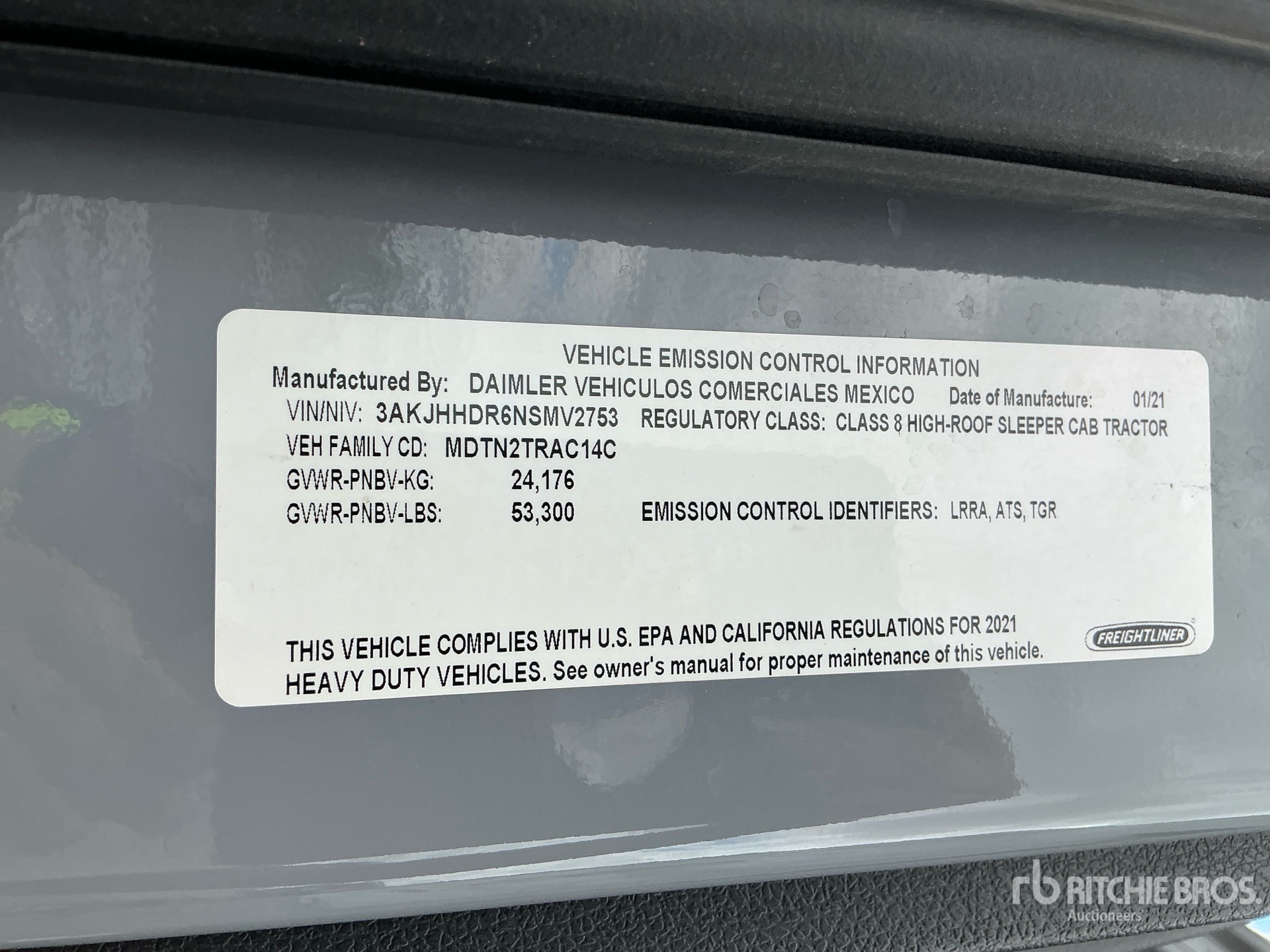 2022 Freightliner CASCADIA 126