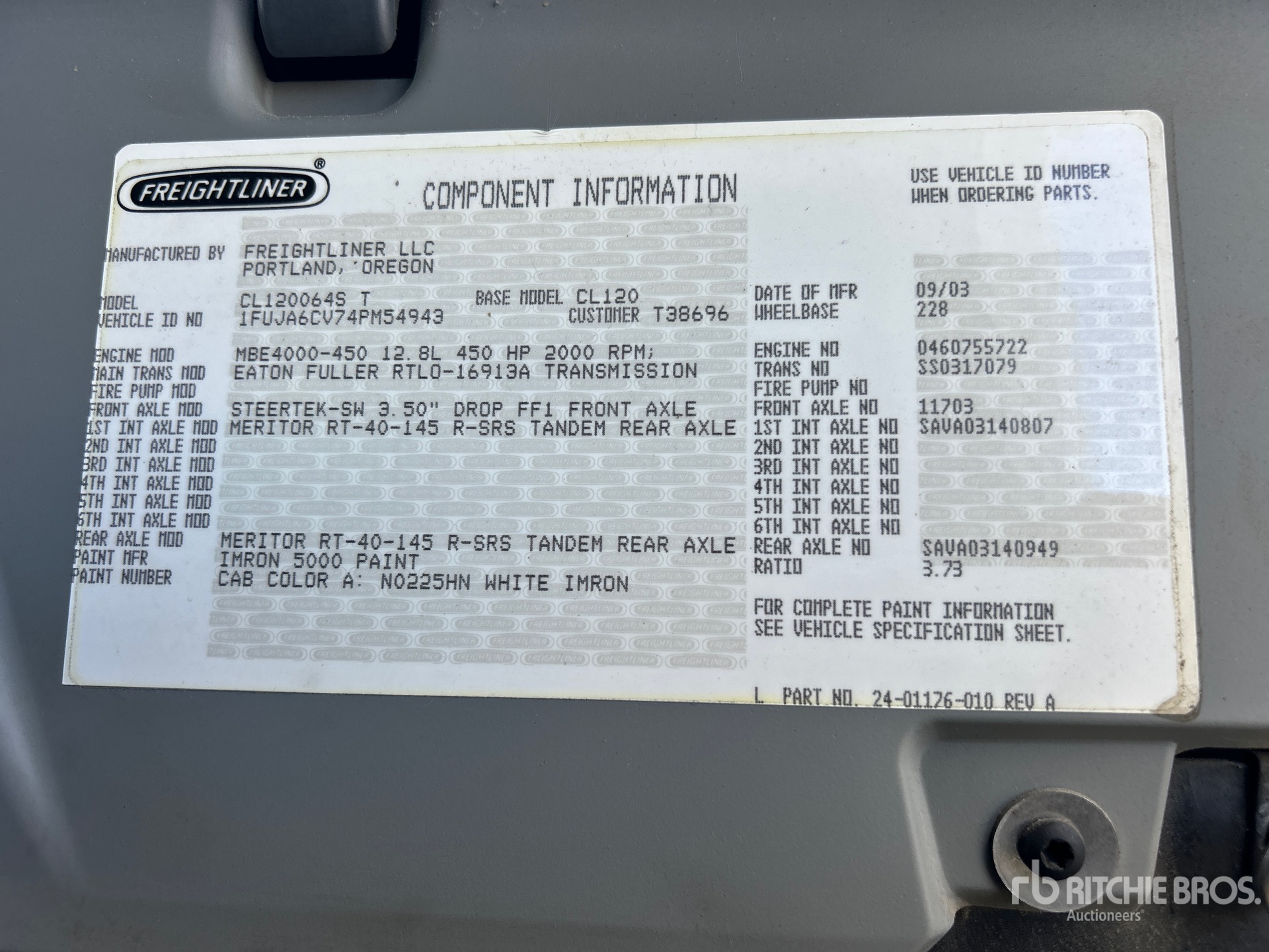 2004 Freightliner COLUMBIA 120