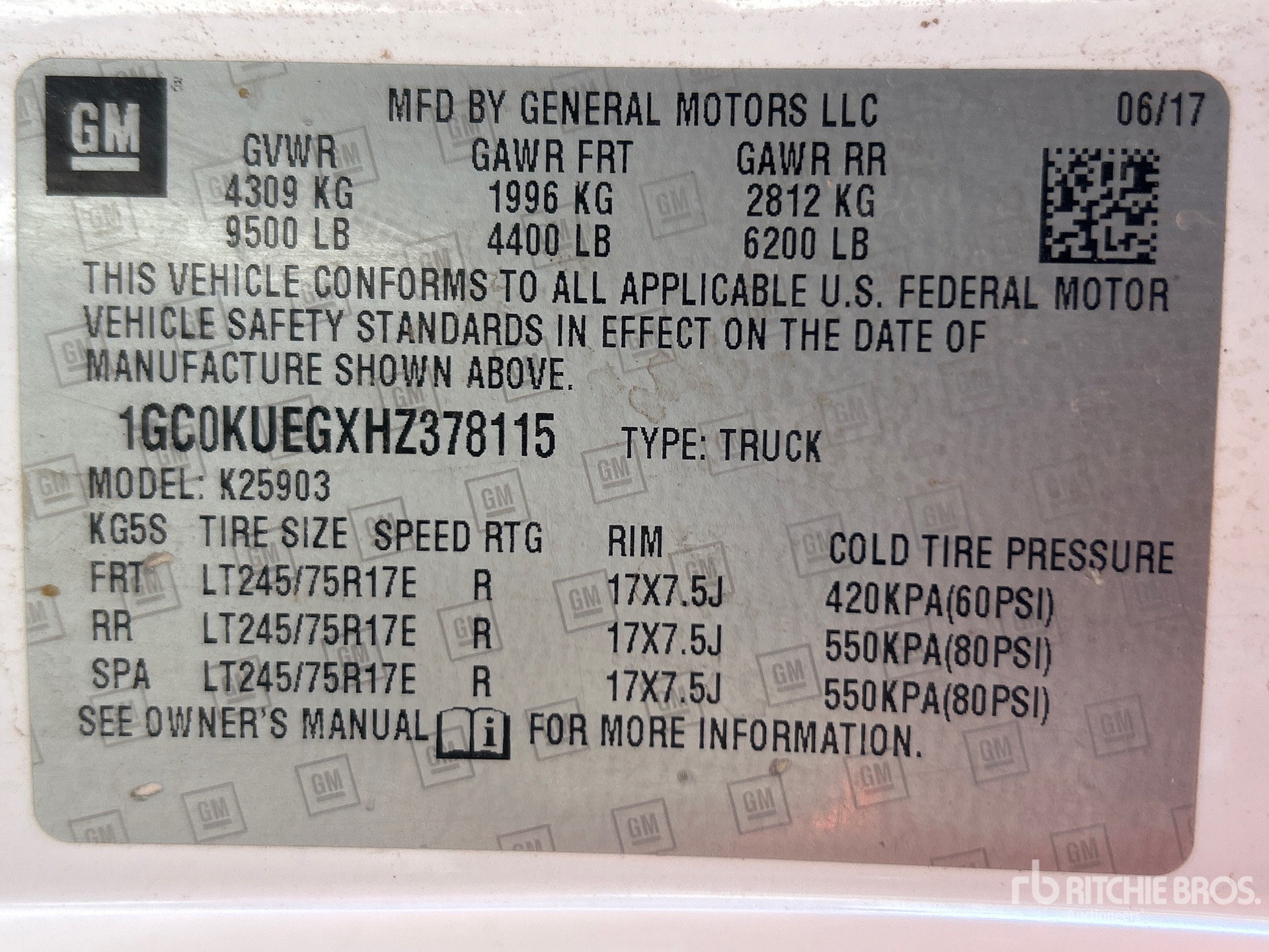 2017 Chevrolet SILVERADO 2500H