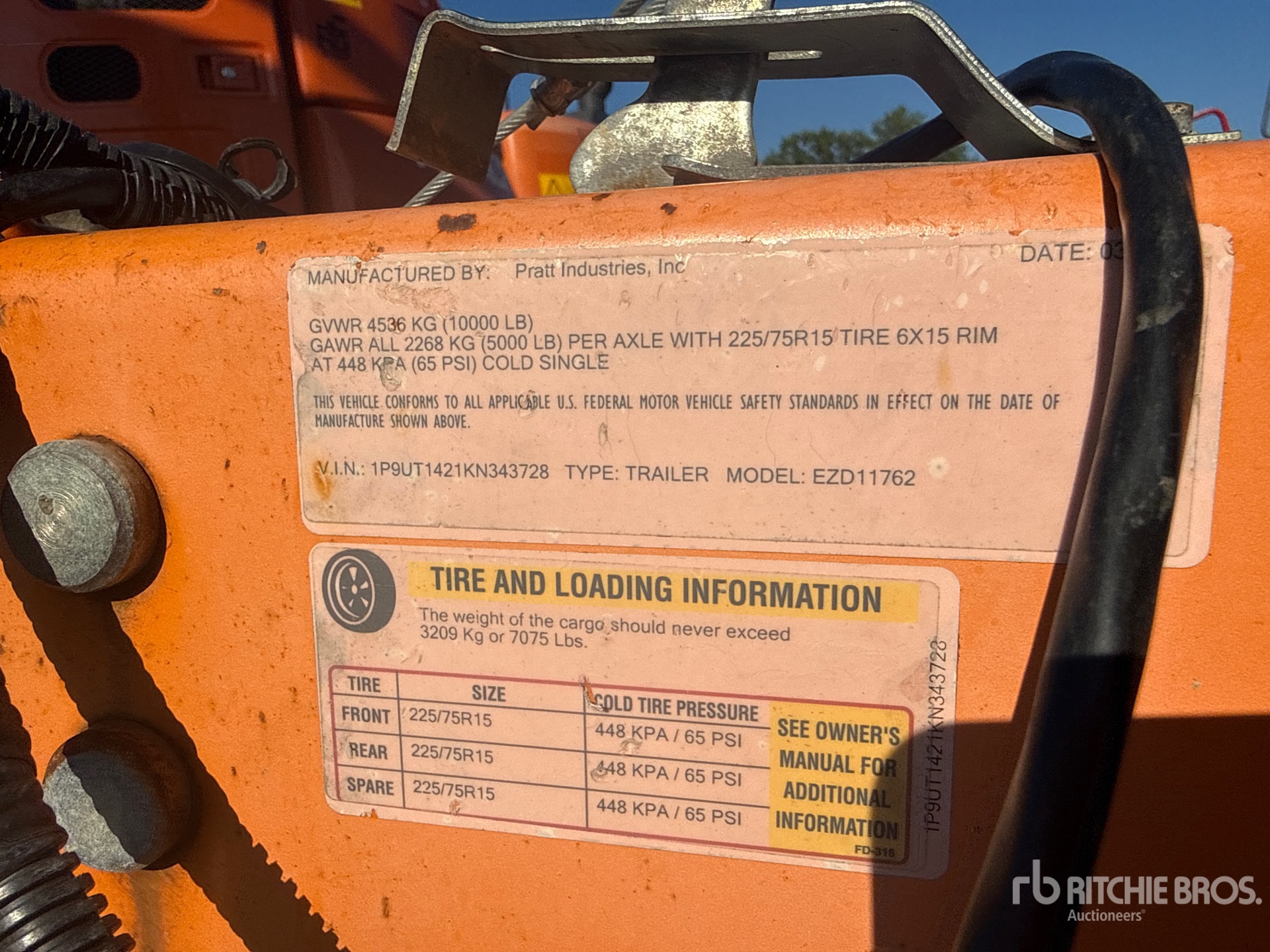 2019 Pratt EZD11762