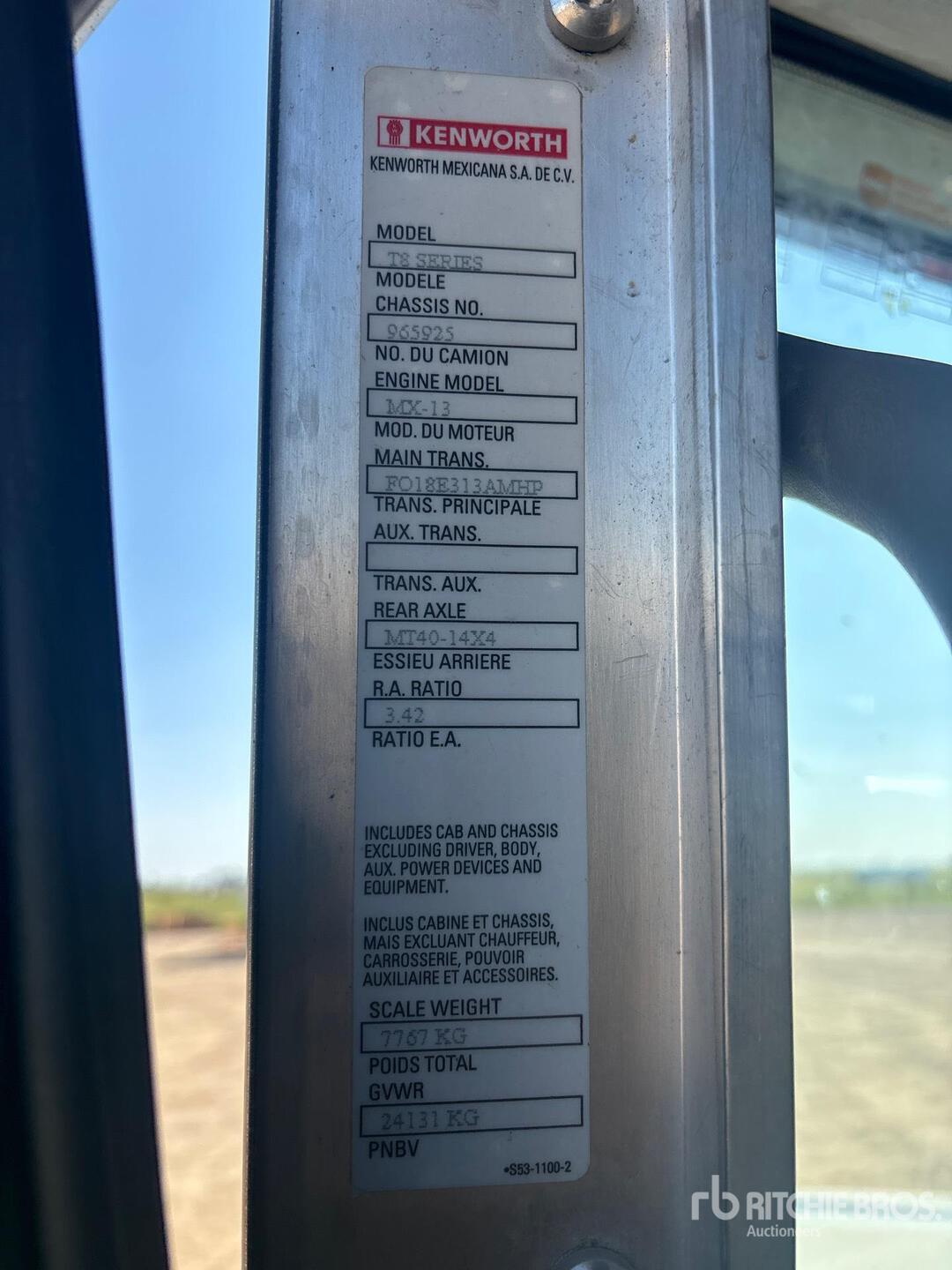 2020 Kenworth T800