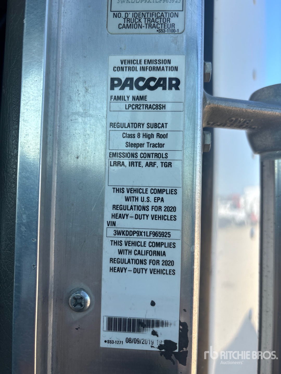 2020 Kenworth T800
