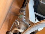 Engine with A/C Compressor