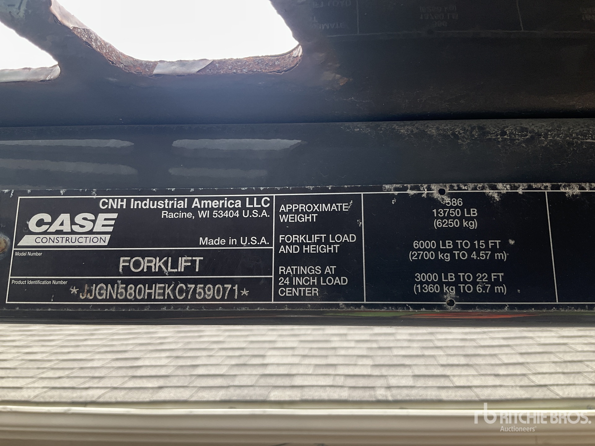 2019 Case 586H