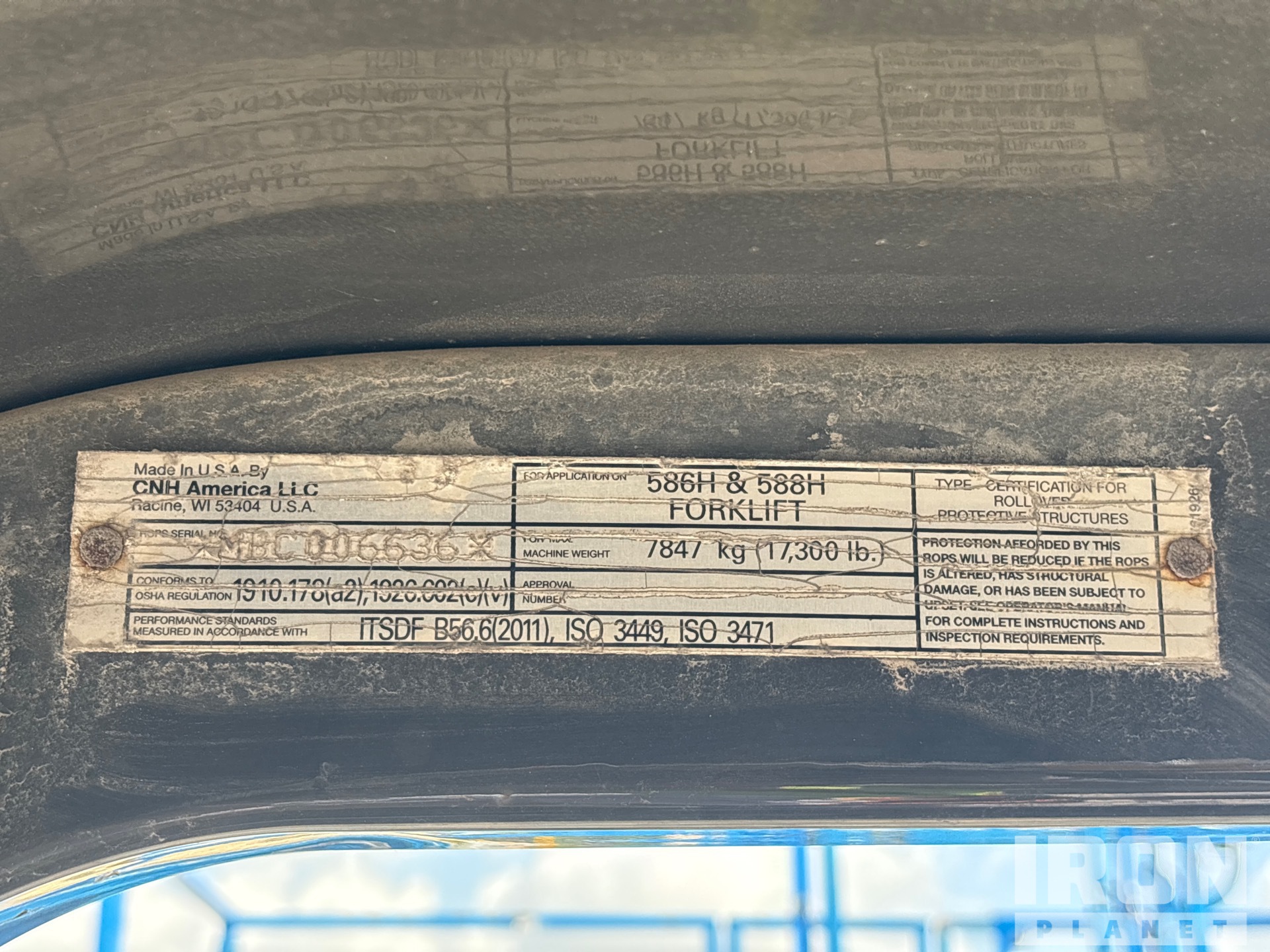 2019 Case 586H