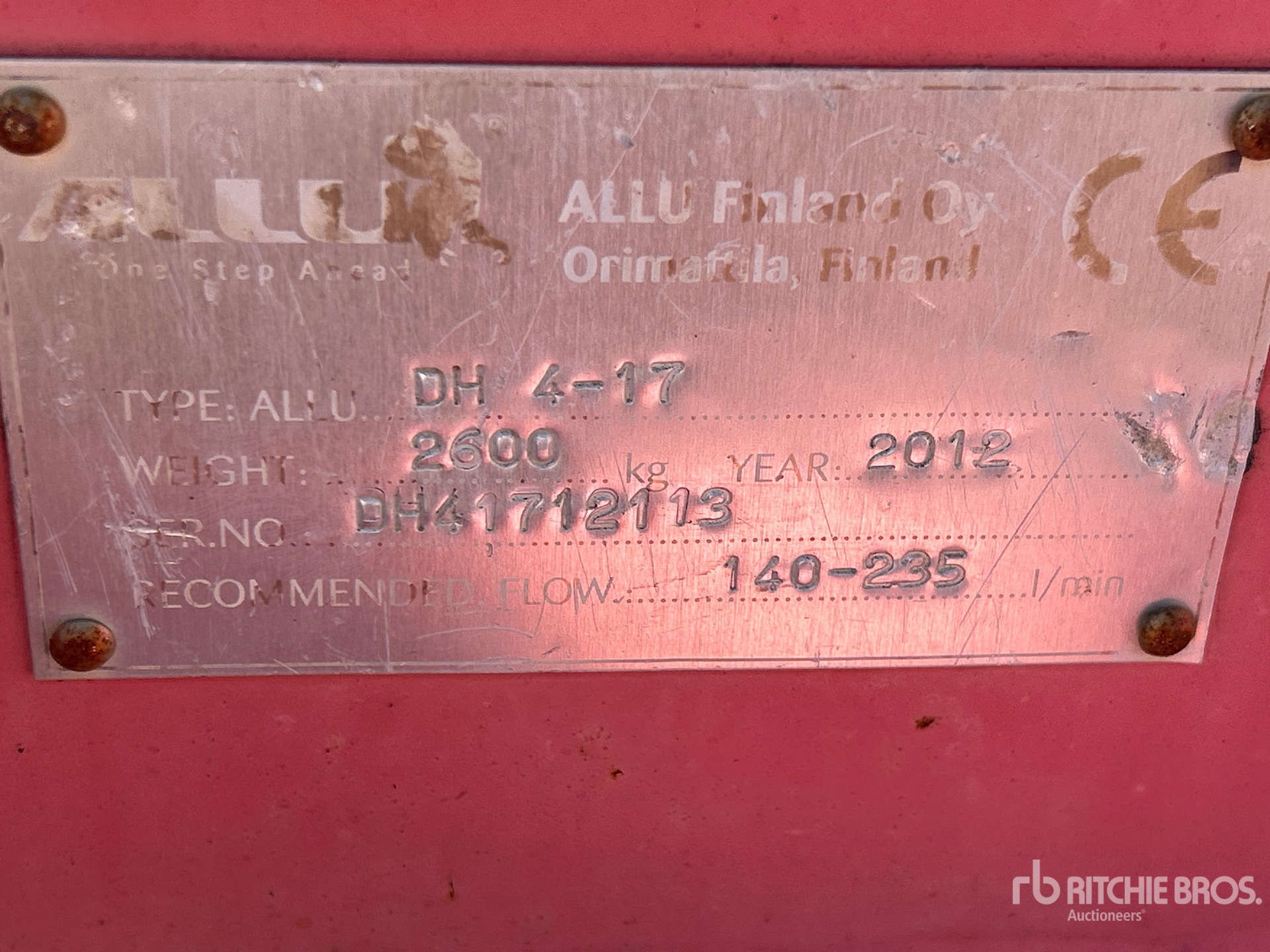 2012 Allu DH 4-17