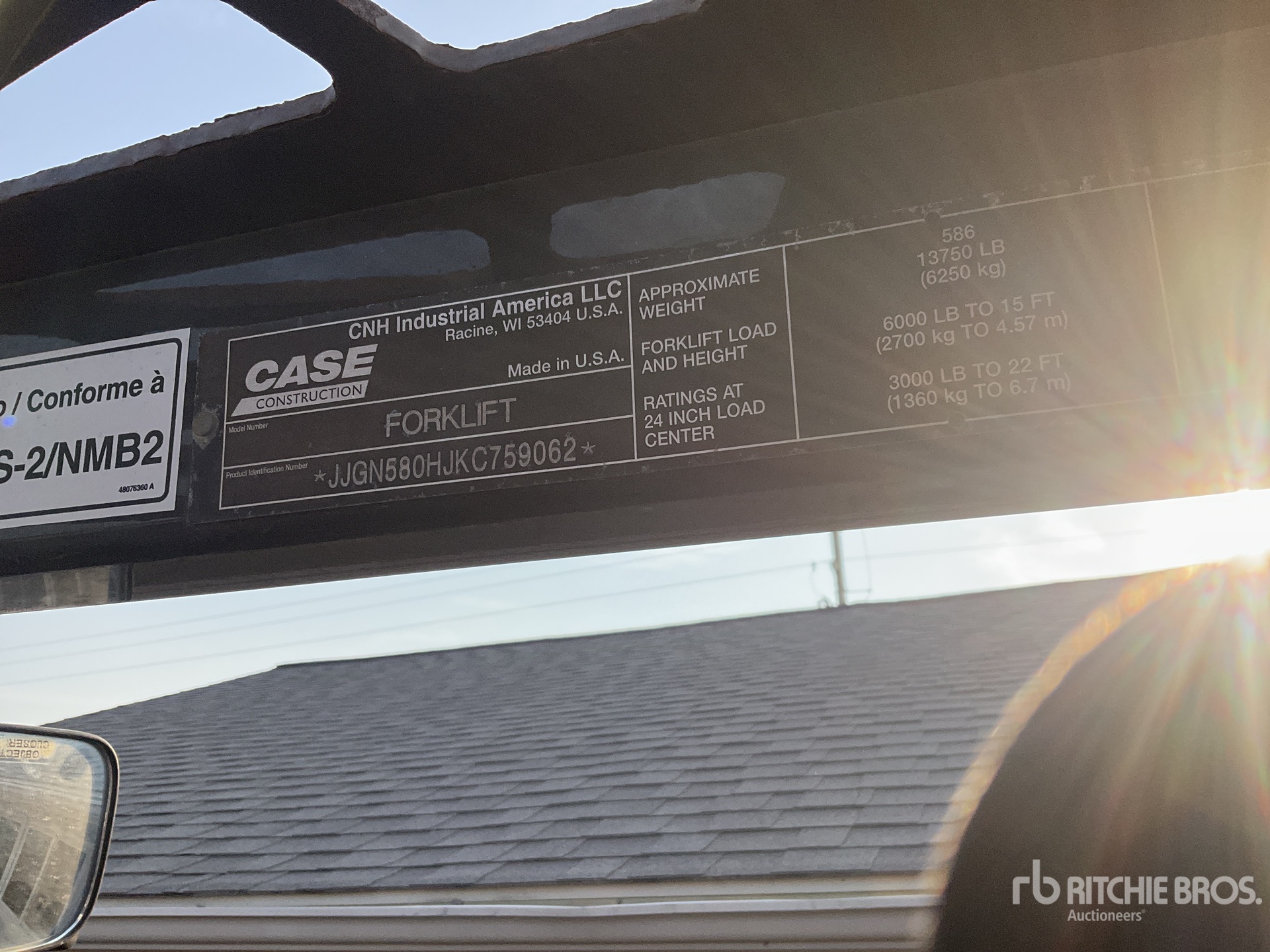 2019 Case 586H