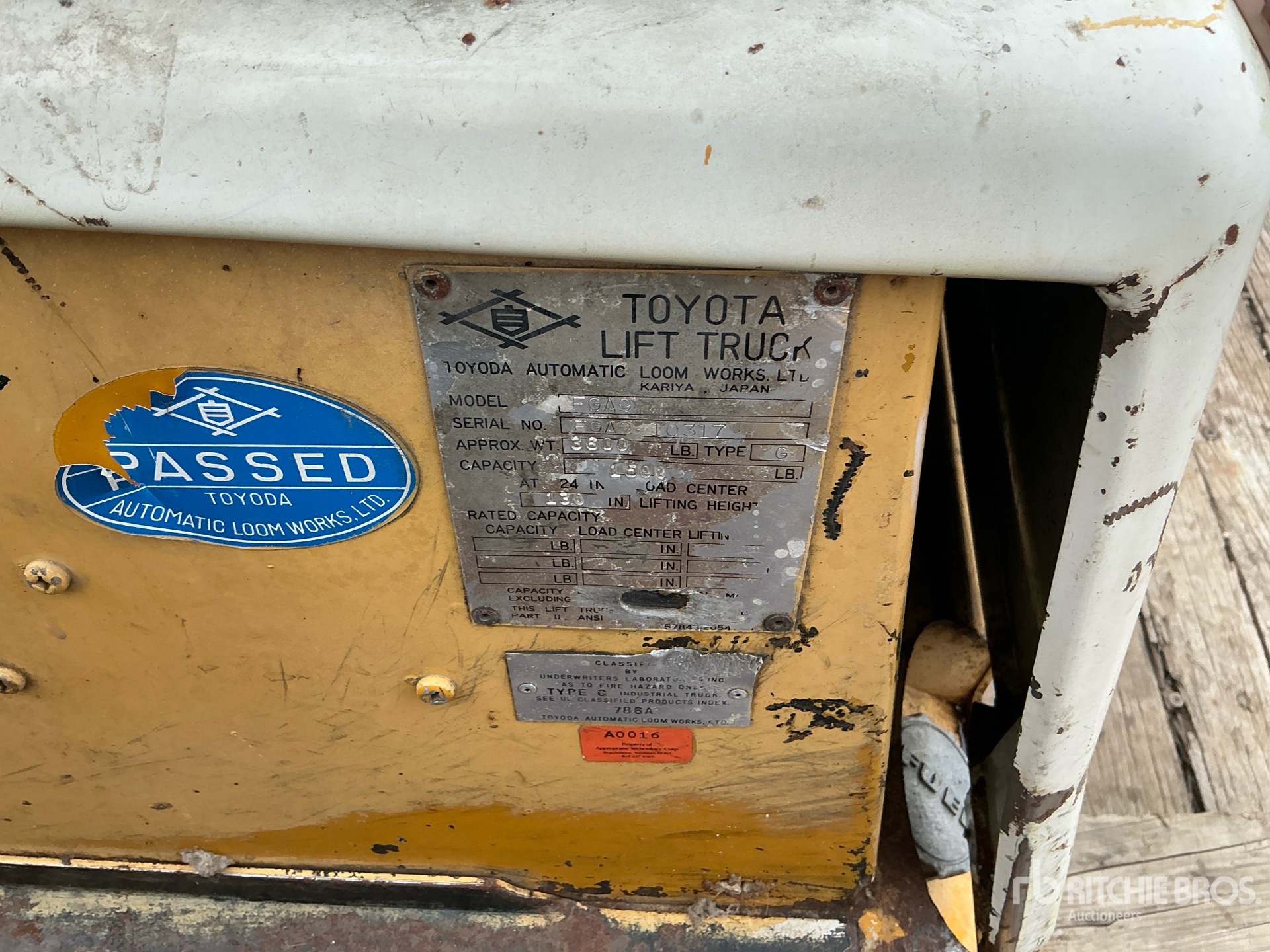 1979 Toyota FGA9