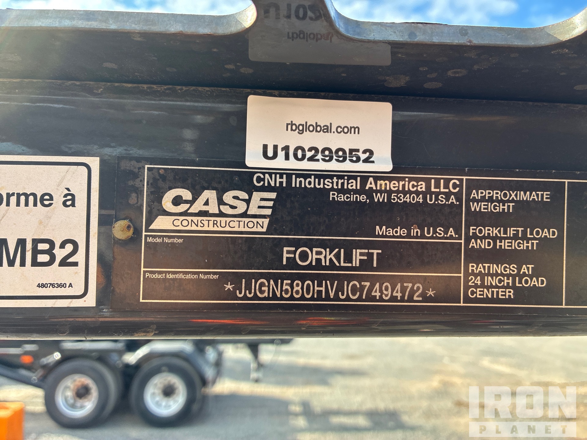 2018 Case 586H