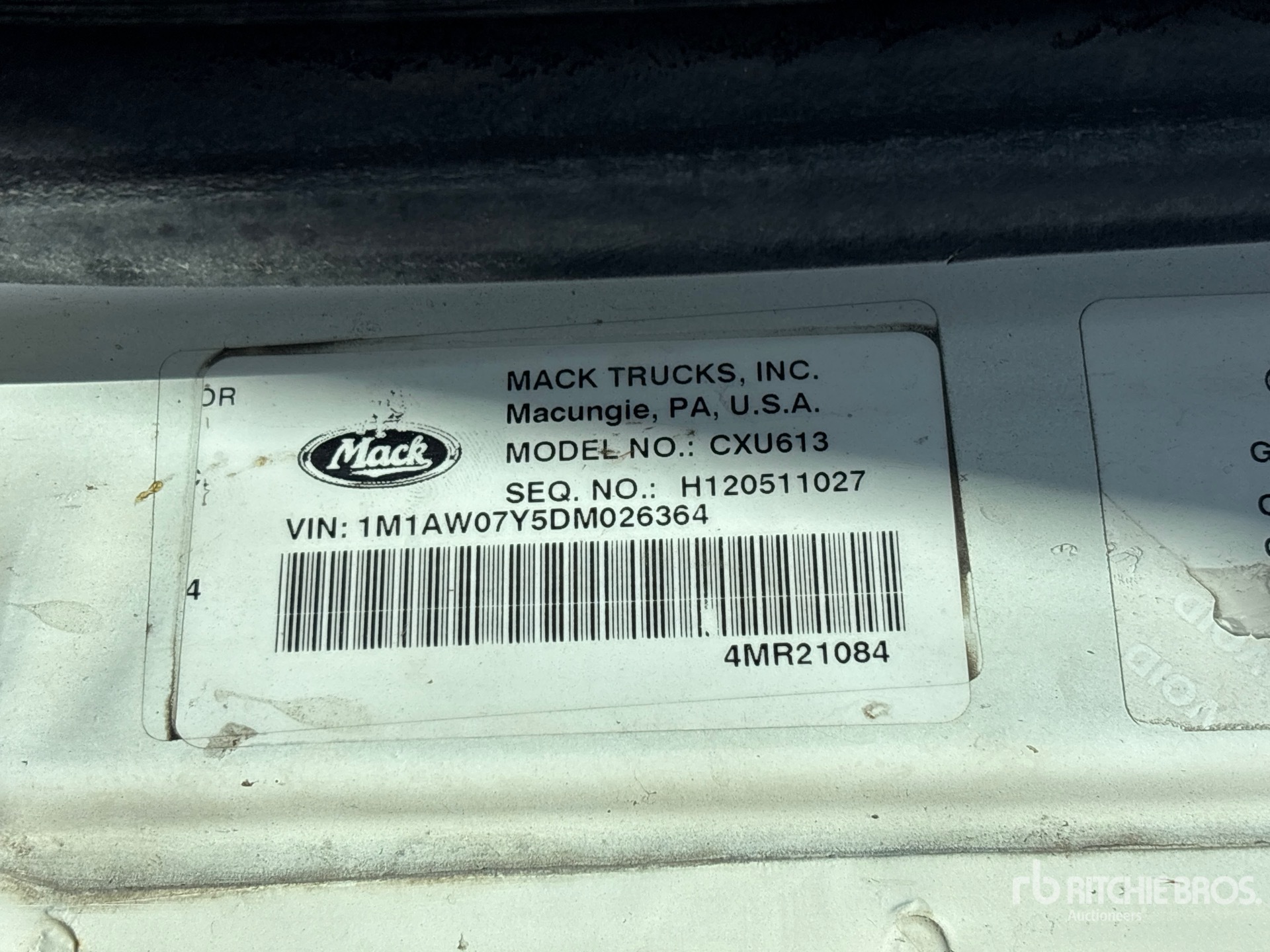 2013 Mack CXU613