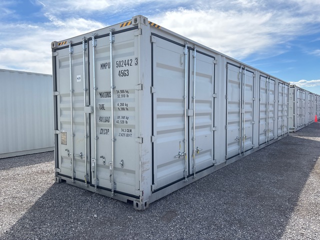 2026 40 ft High Cube Multi-Door Storage Container