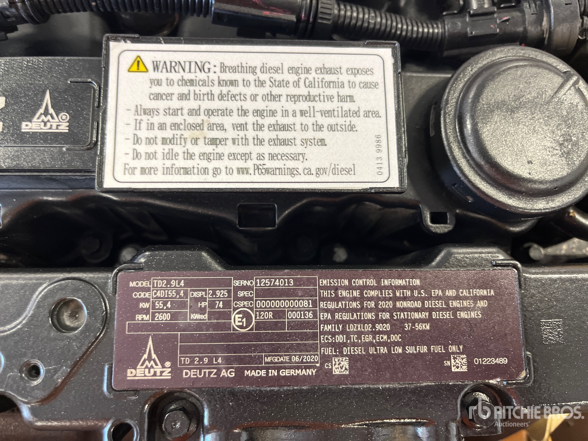 2020 Deutz TD2.9L4