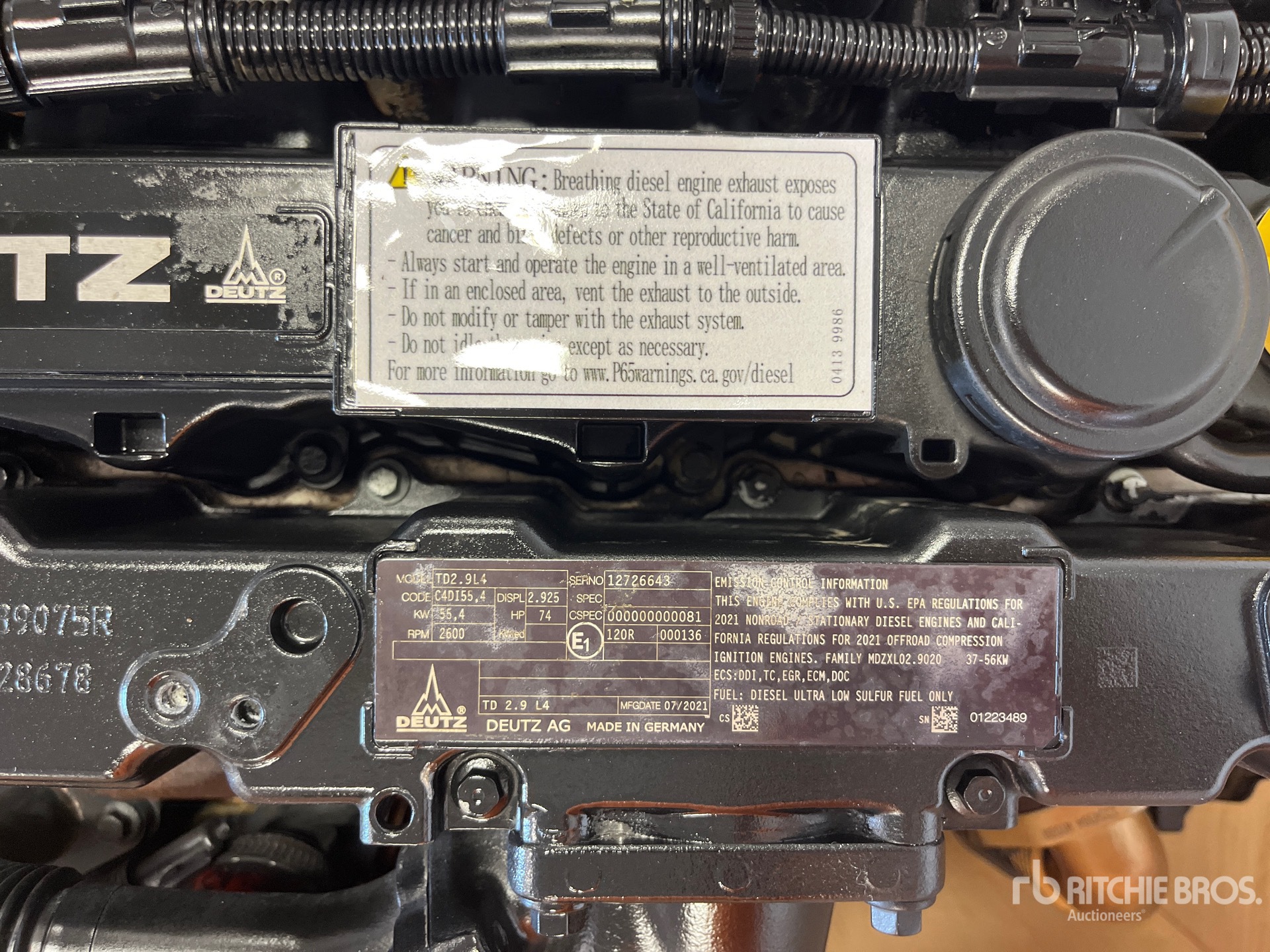 2021 Deutz TD2.9L4