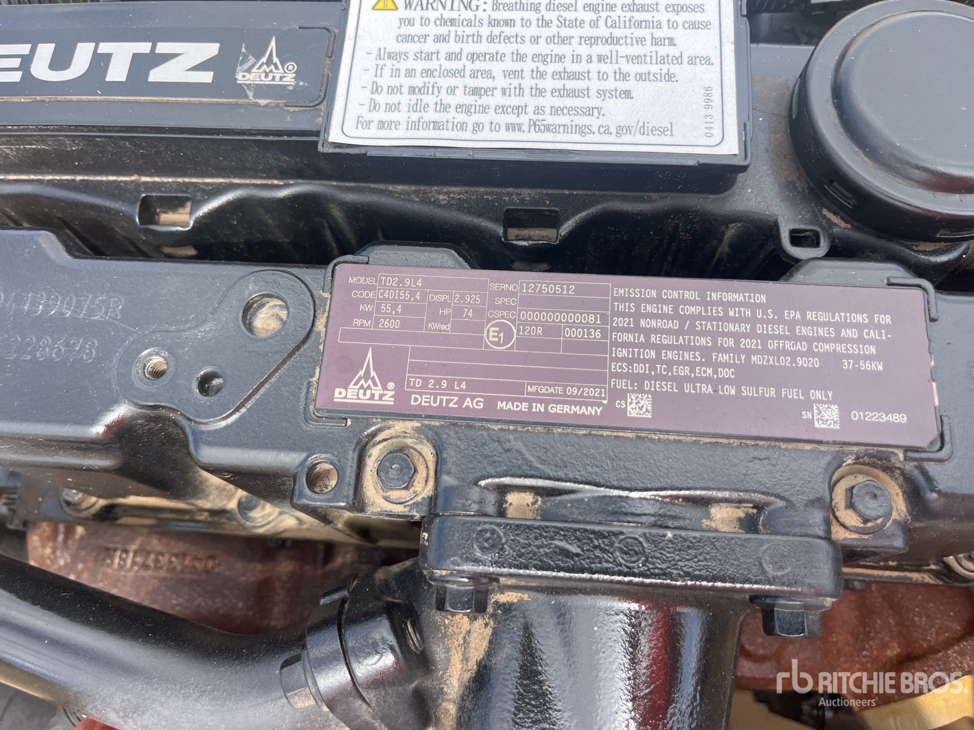 2021 Deutz TD2.9L4