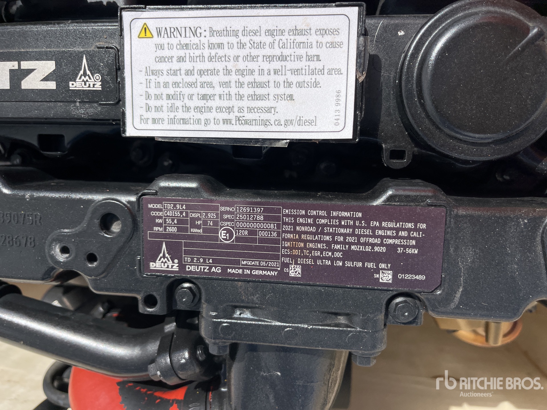 2021 Deutz TD2.9L4