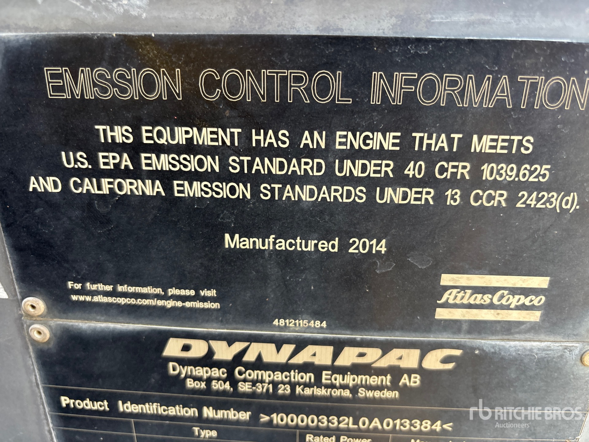 2014 Dynapac CC1200