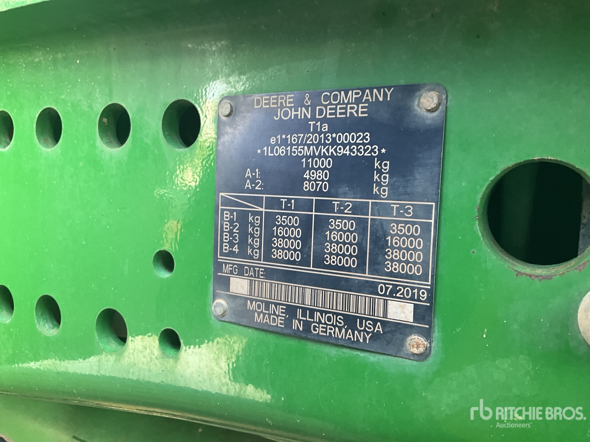 2020 John Deere 6155M