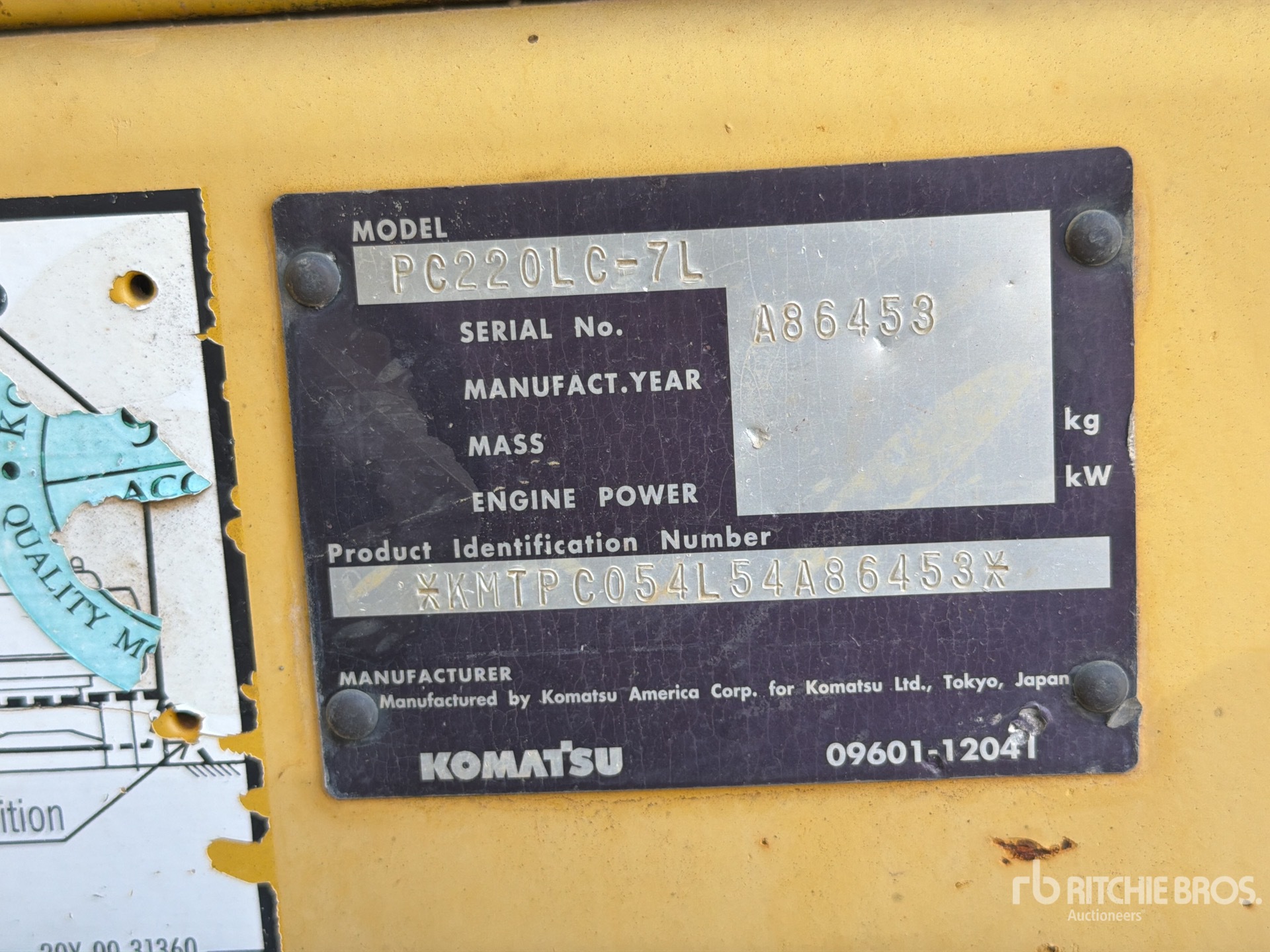 2004 Komatsu PC220LC-7