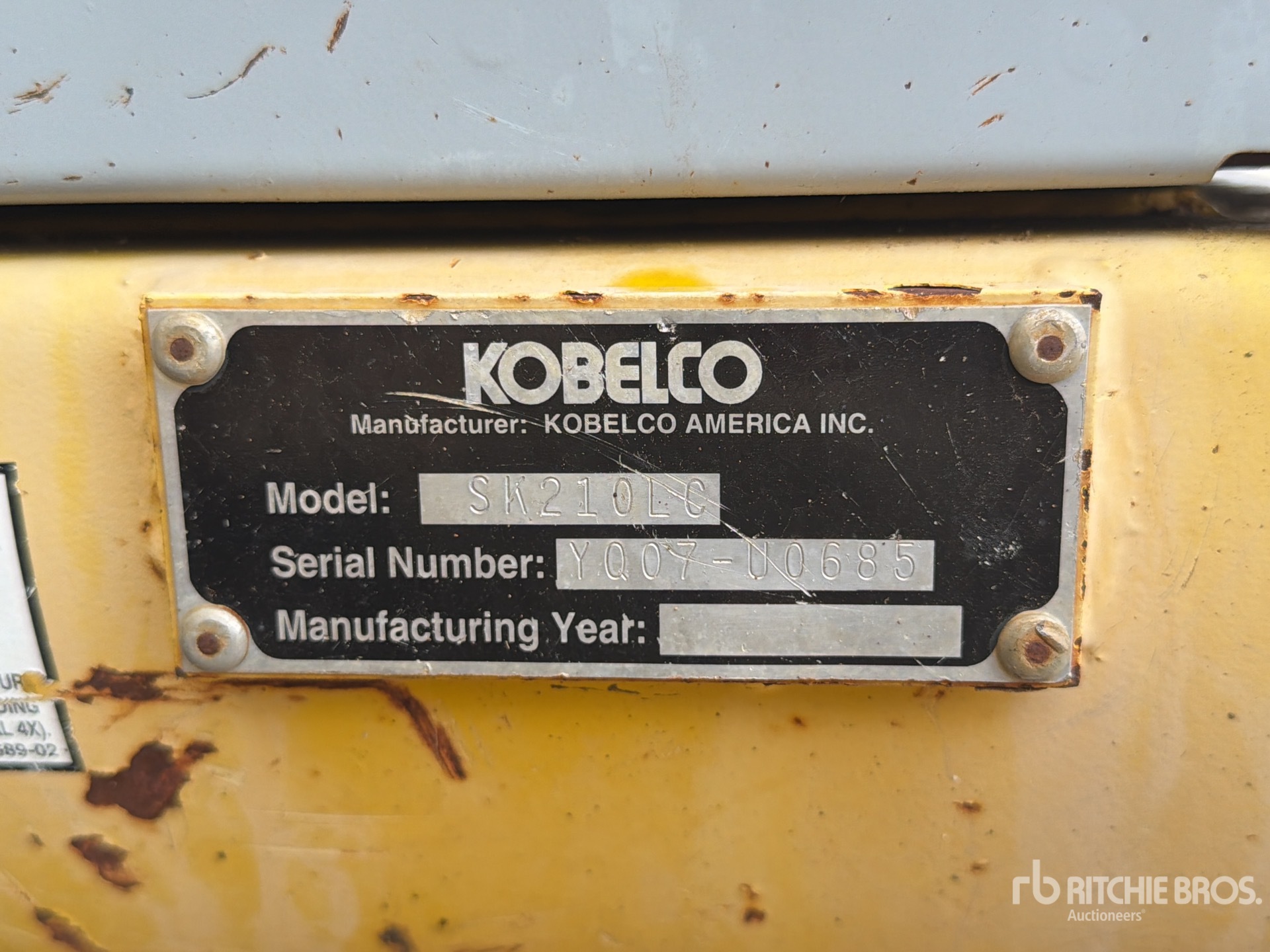 2001 Kobelco SK210 LC