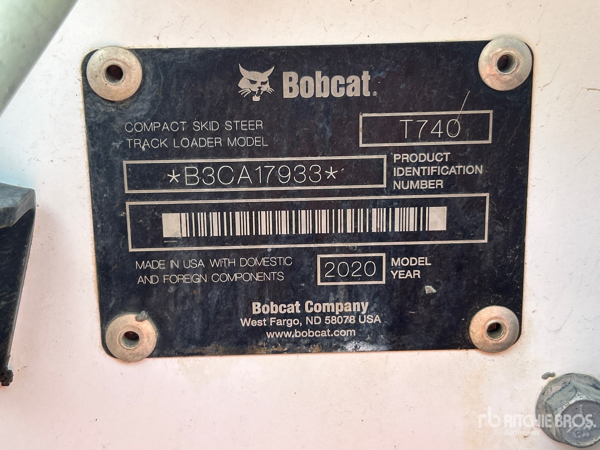 2020 Bobcat T740