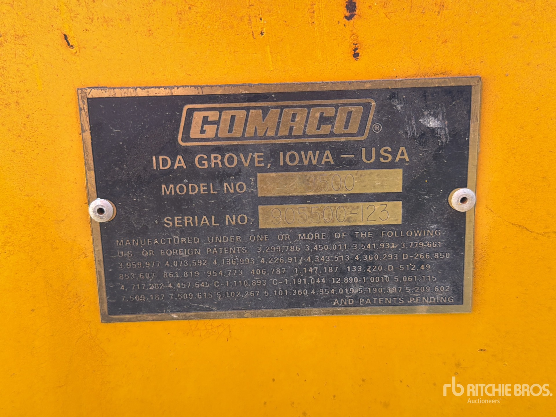 2003 Gomaco 9500