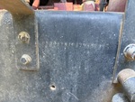 General Appearance with Frame Stamp Serial Number/VIN Photo
