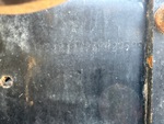 General Appearance with Frame Stamp Serial Number/VIN Photo