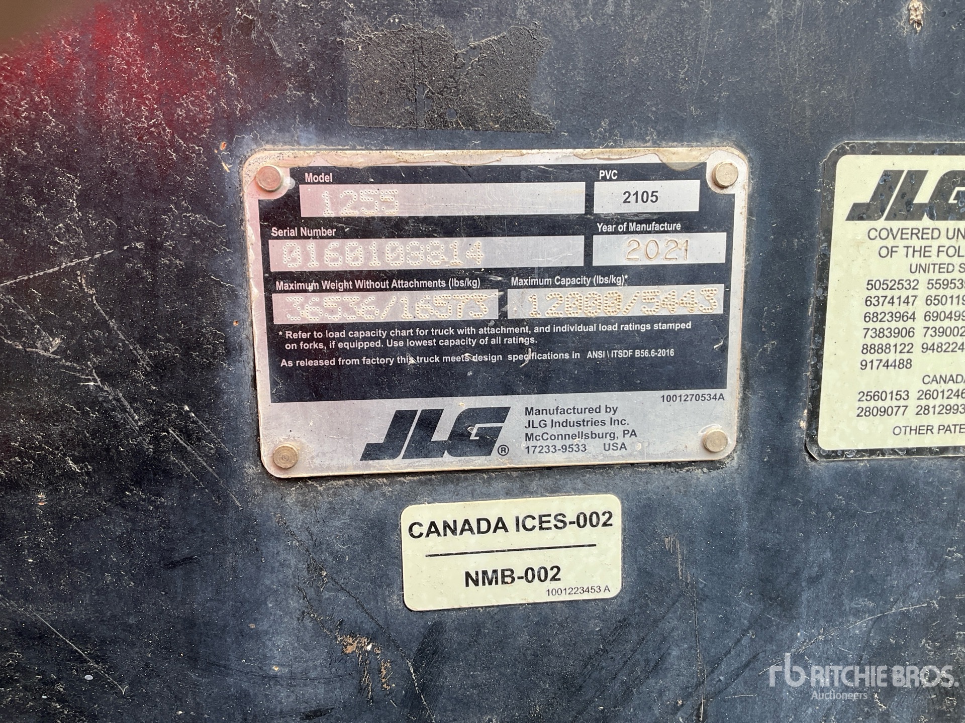 2021 JLG 1255