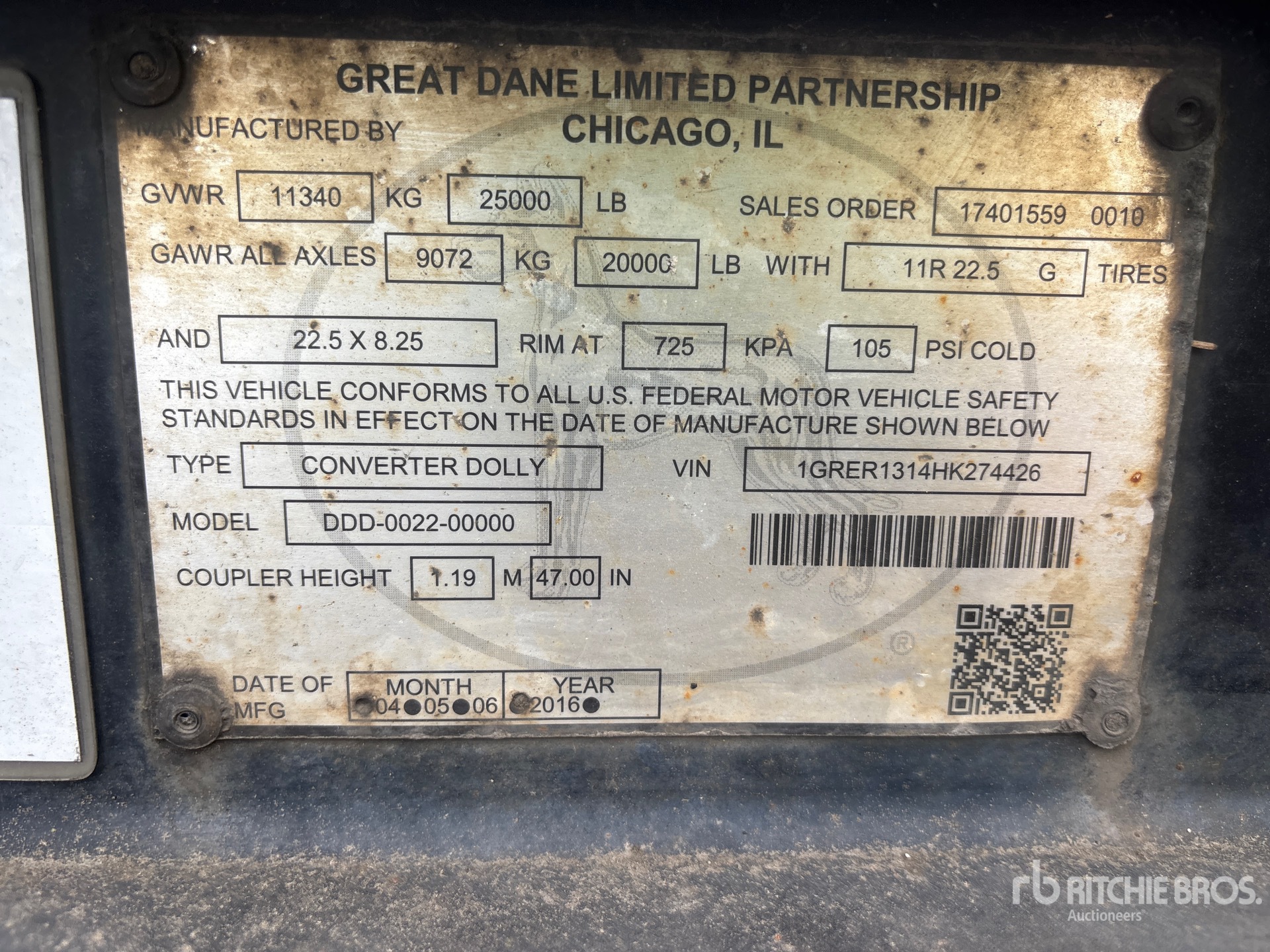 2017 Great Dane DDD-0022-00000