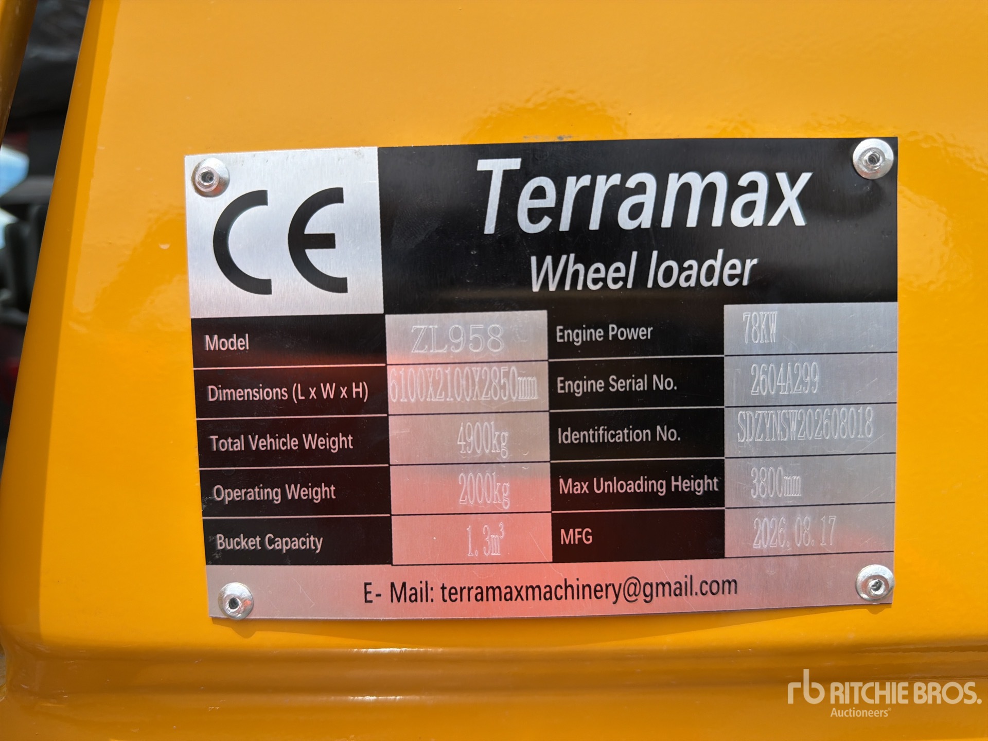 2026 TERRAMAX ZL958