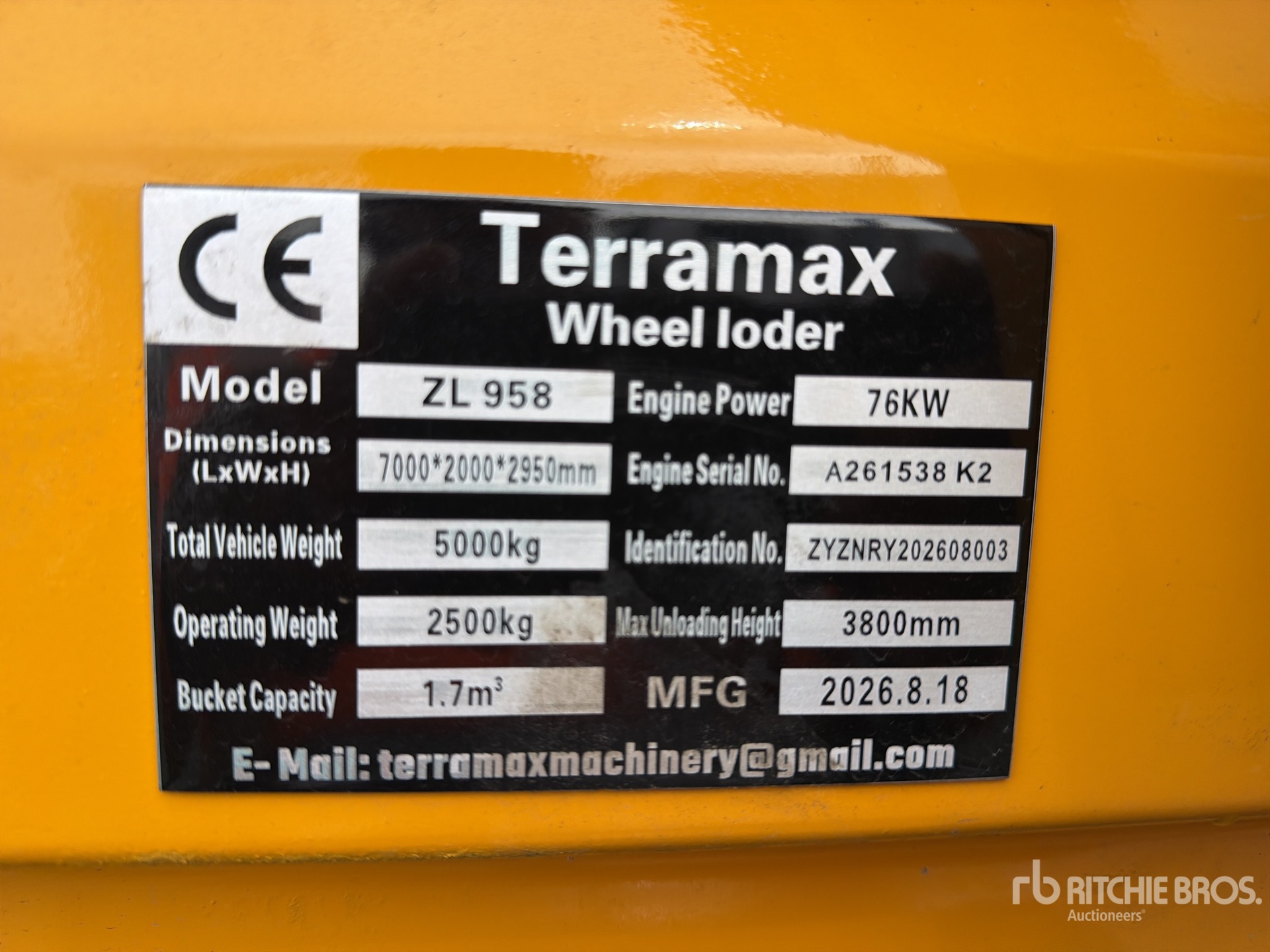 2026 TERRAMAX ZL958