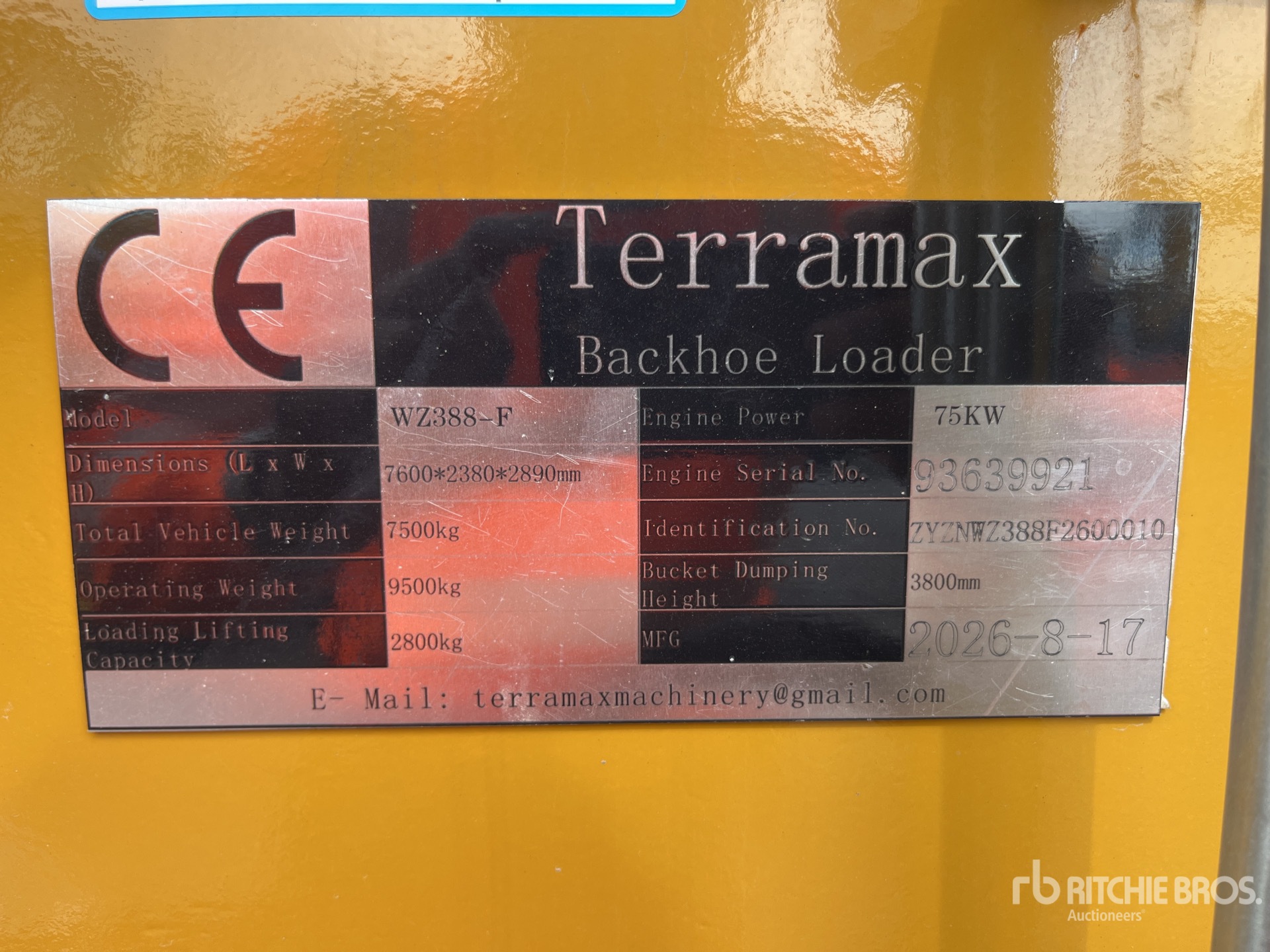 2026 TERRAMAX WZ388-F