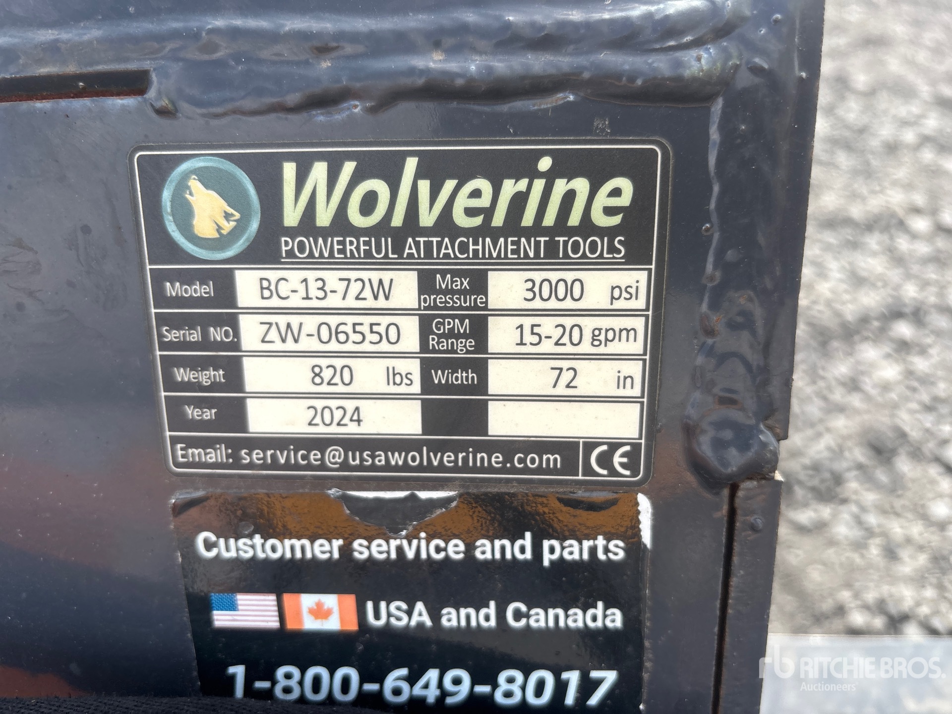2024 Wolverine BC-13-72W