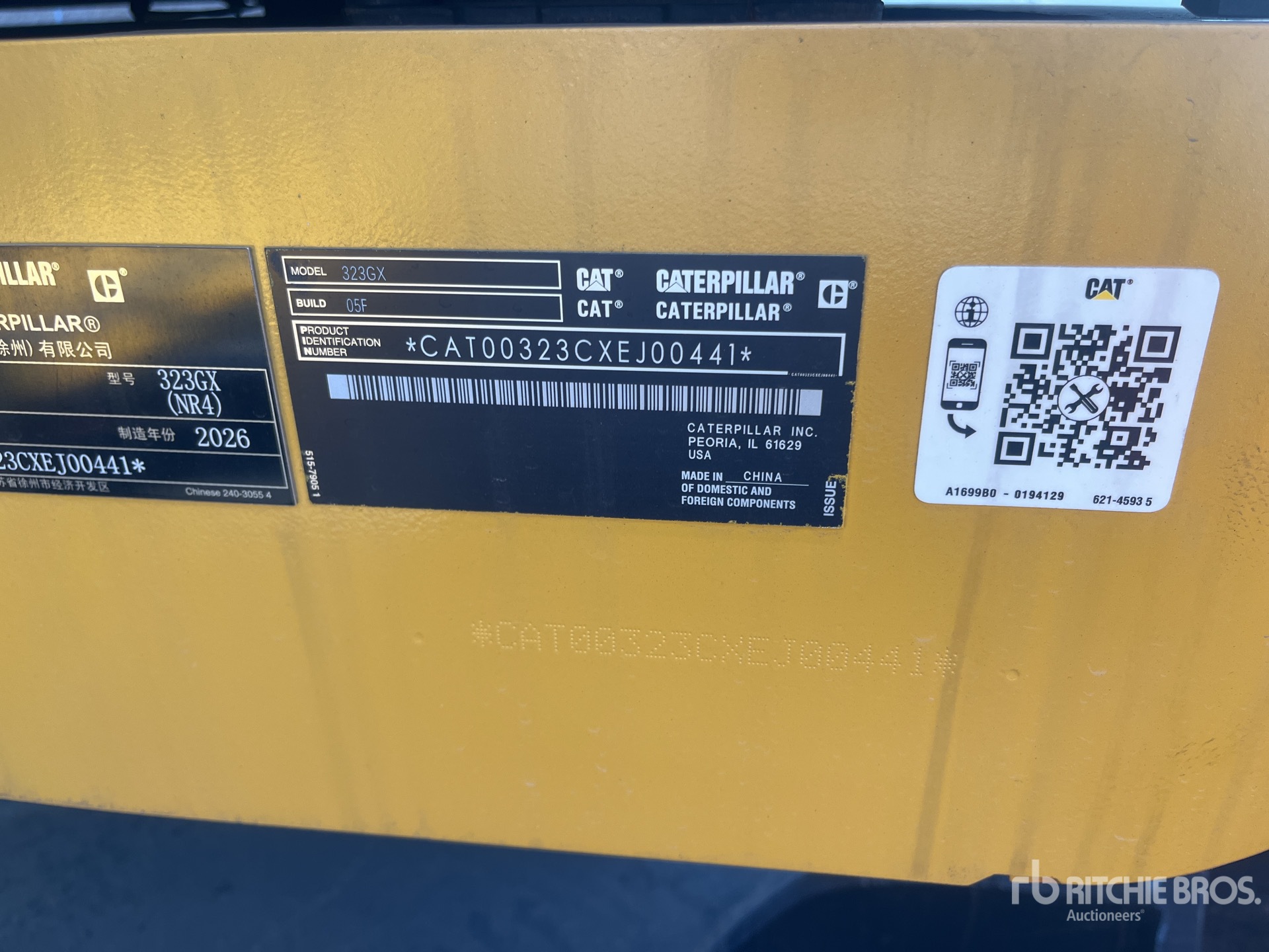 2026 Caterpillar 323G