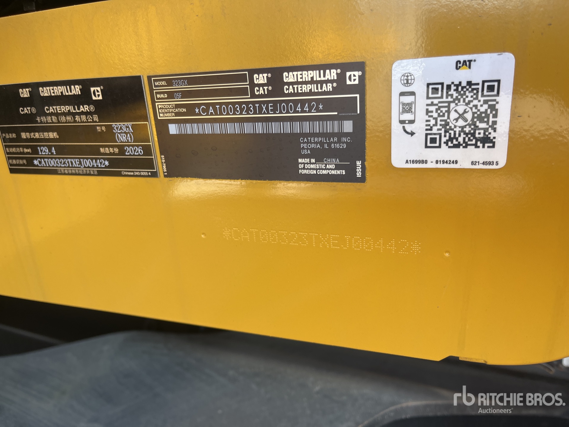 2026 Caterpillar 323G