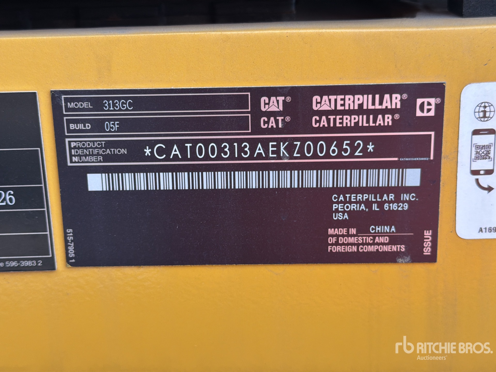 2026 Caterpillar 313 GC