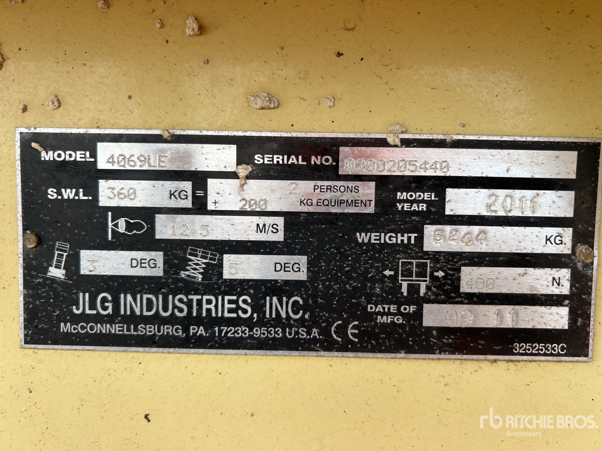 2011 JLG 4069LE