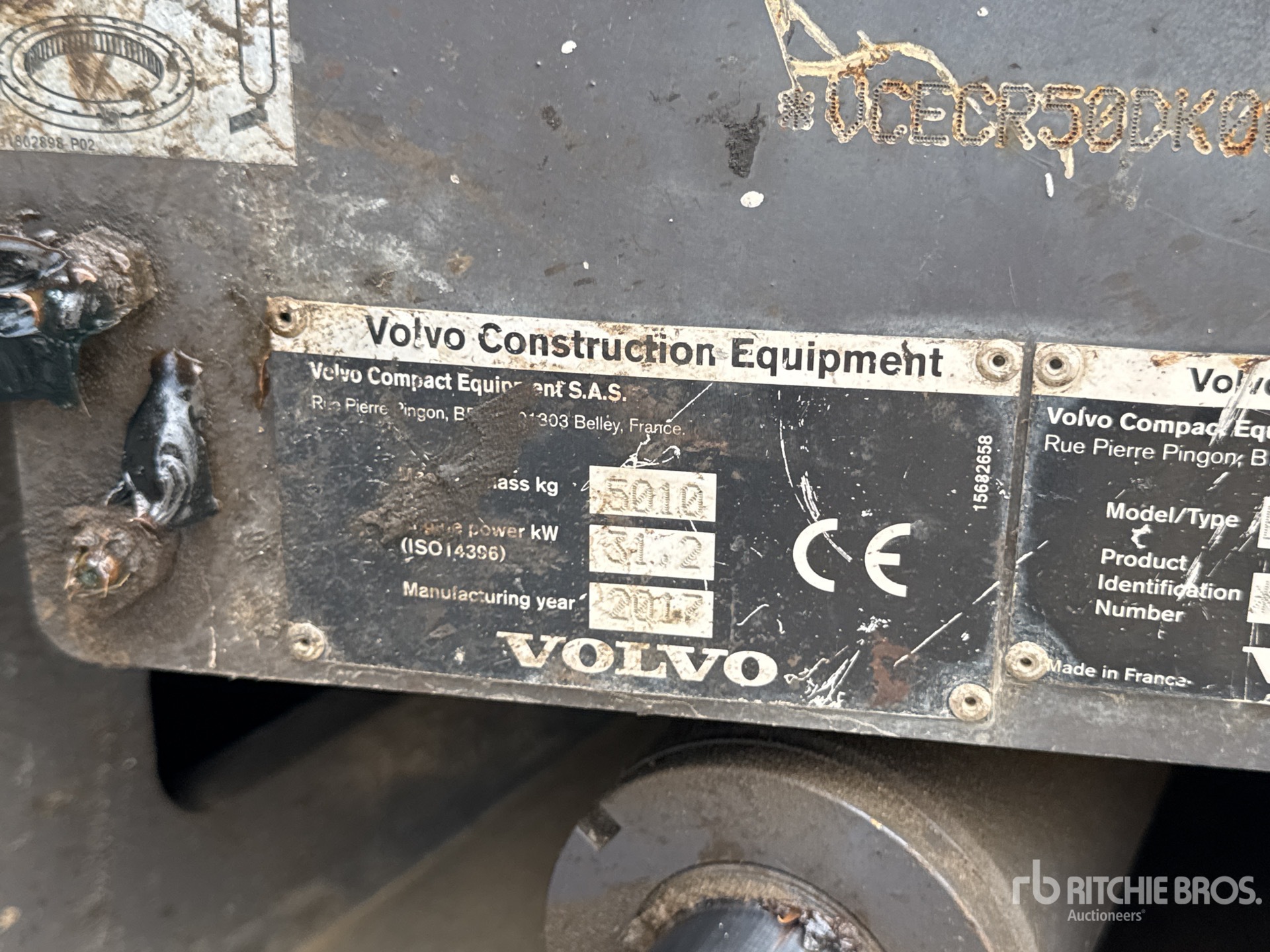 2017 Volvo ECR50D FAP