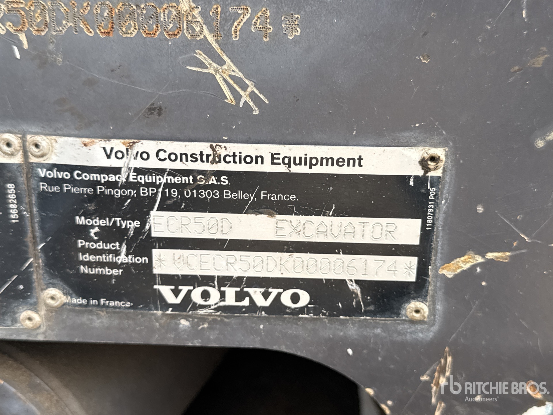 2017 Volvo ECR50D FAP