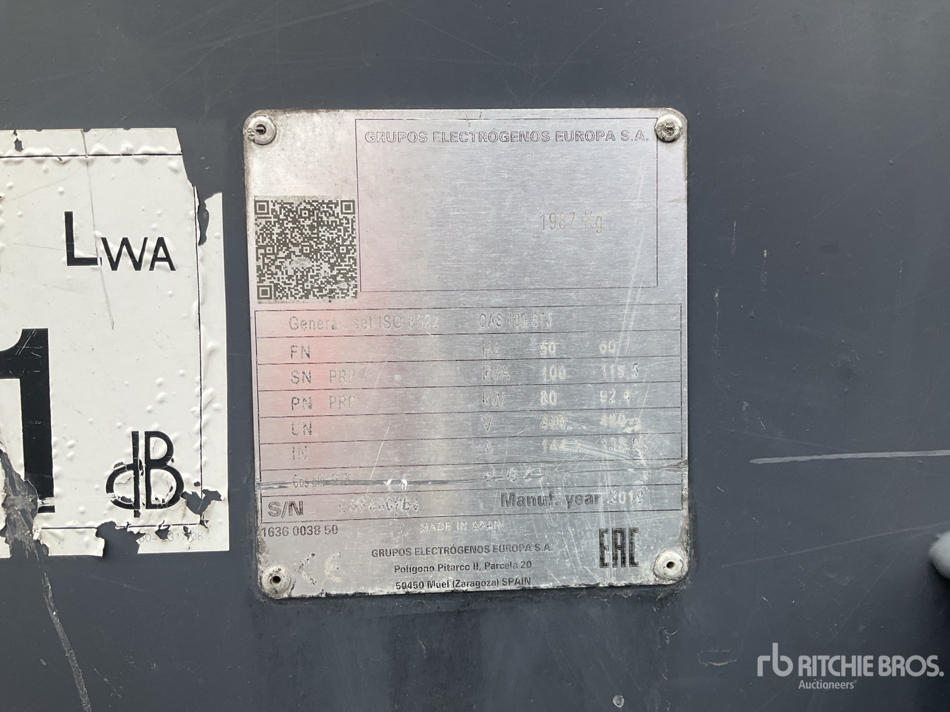 2018 Atlas Copco QAS100