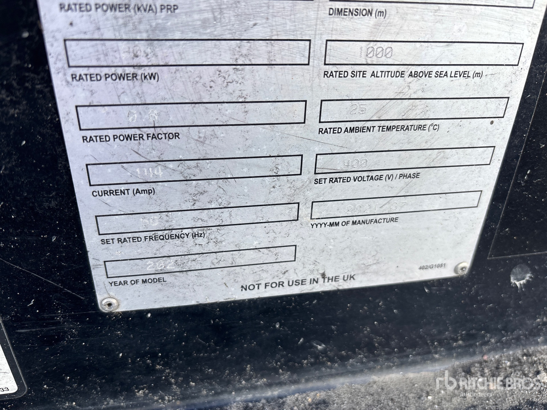 2021 JCB G100RS