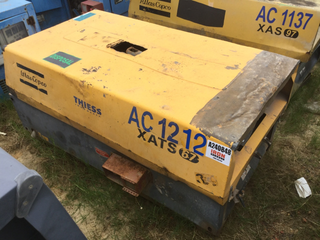 2010 (unverified) Atlas Copco XATS67DD Air Compressor