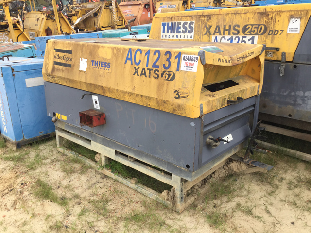 Atlas Copco XATS67DD Air Compressor