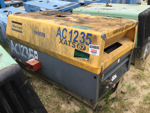 Atlas Copco XATS67DD Air Compressor